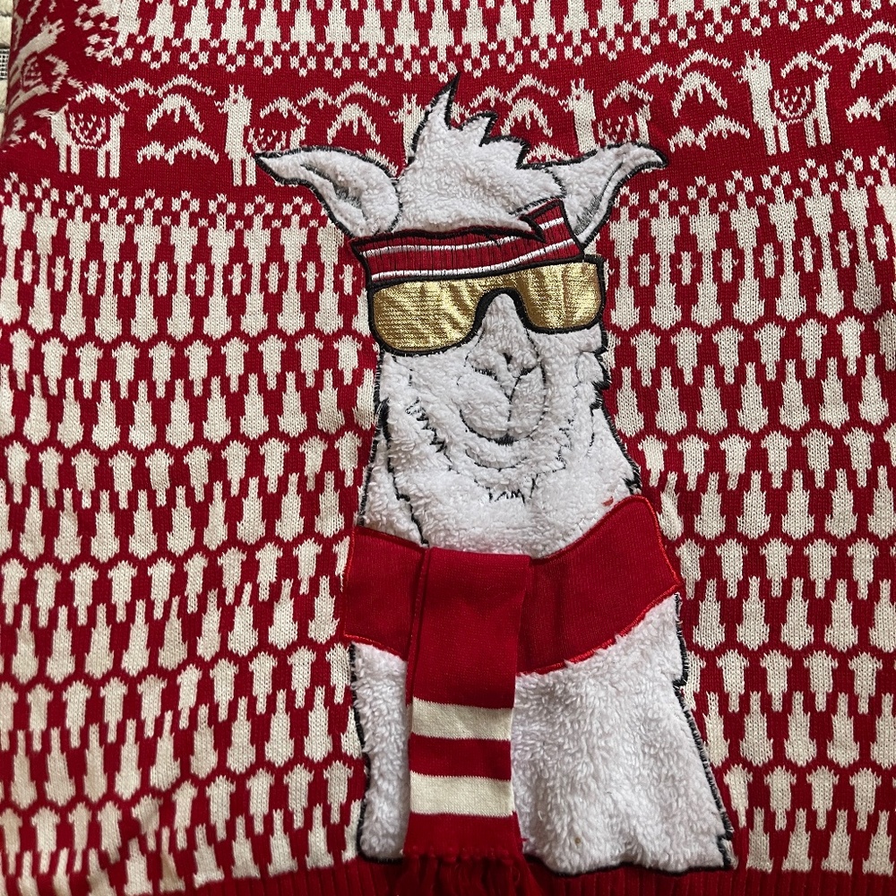 Ugly llama Christmas Sweater!